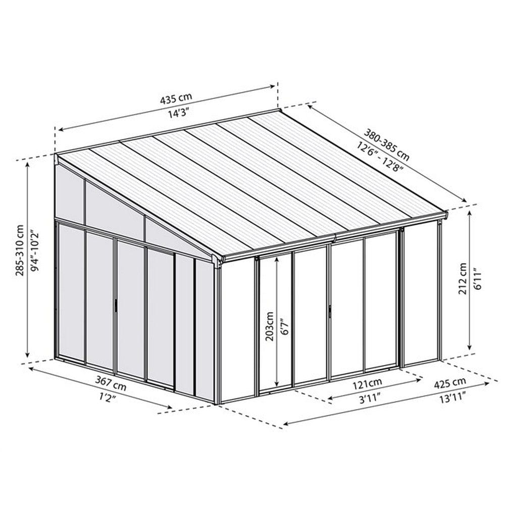 Canopia Uterum SanRemo 4x4,25 m SKU EAN