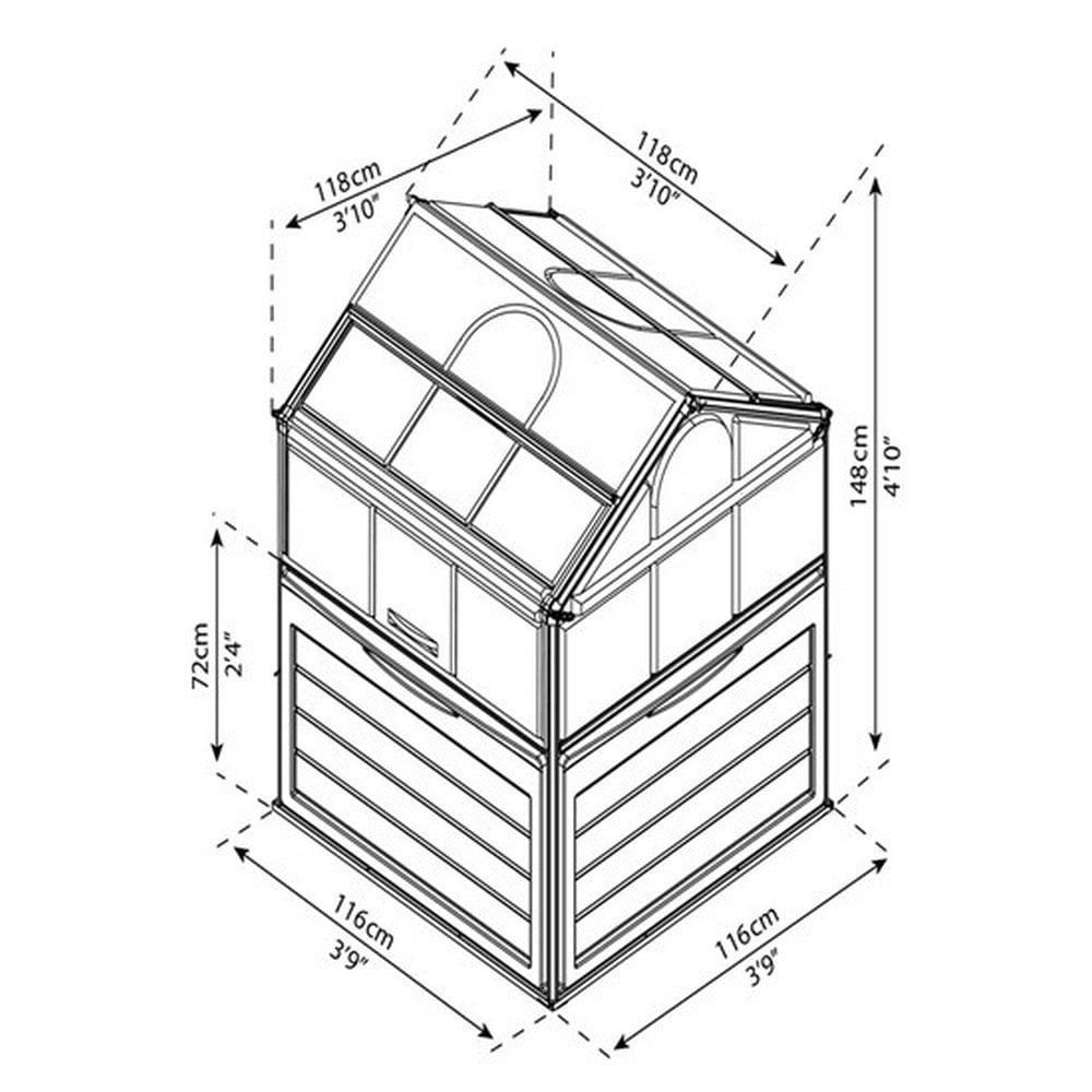 Canopia Växthus med Förvaring SKU NSH-540-147 EAN 7290103111151