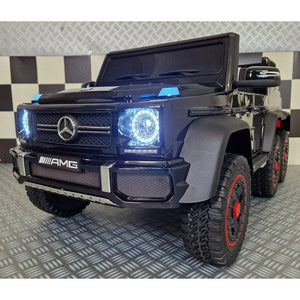 Car4Kids Elbil Mercedes G63 AMG 6x6 Svart SKU CAK-C4KG63 6X6 ZWART EAN