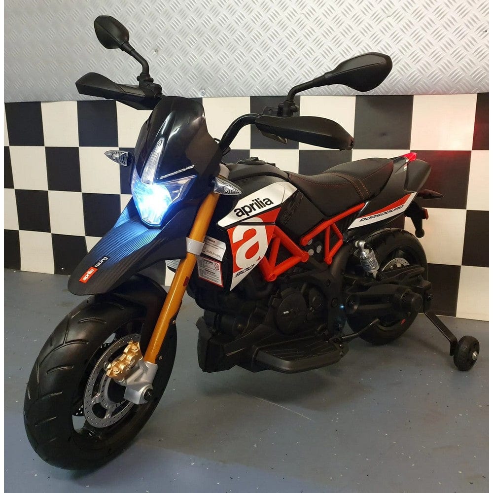 Car4Kids Elmotorcykel Aprilia Dorsoduro SKU CAK-C4KA007 EAN