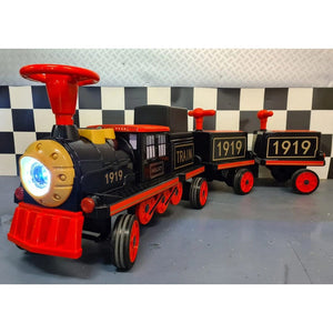 Car4Kids Eltåg med 2 Vagnar SKU CAK-C4K1919 EAN