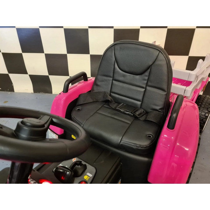Car4Kids Eltraktor med Släpvagn och RC SKU EAN