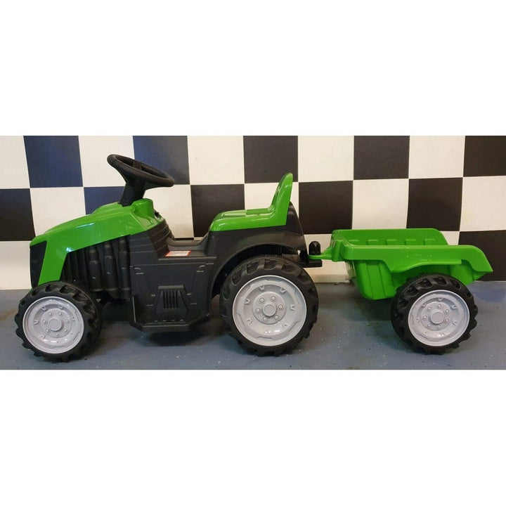 Car4Kids Eltraktor med Släpvagn SKU EAN