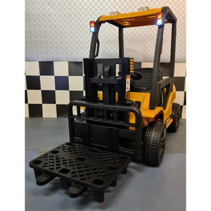 Car4Kids Gaffeltruck Elektrisk SKU CAK-C4KS08 - GEEL EAN