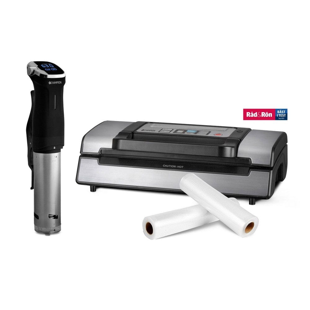 Champion Paket Sous Vide & Vakuumförpackare SKU ORD-CHPAKET-SV EAN 7391091862947