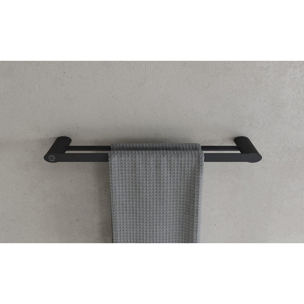 Copenhagen Bath Handdukshängare Dubbel CB200 Svart SKU COP-40040119 EAN 5700400401197