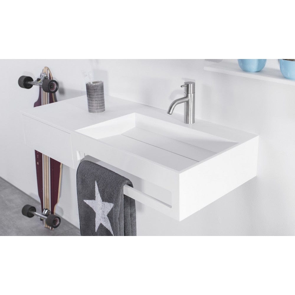 Copenhagen Bath Handfat Sandfjord 90 Höger SKU COP-40010187 EAN 5700400101875
