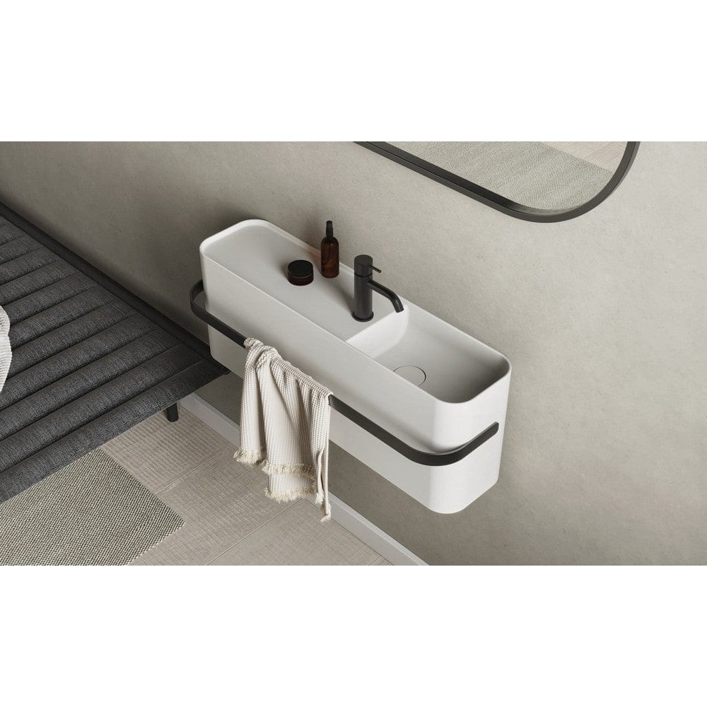 Copenhagen Bath Handfat Yuno Rail 80 SKU COP-40010230 EAN 5700400102308