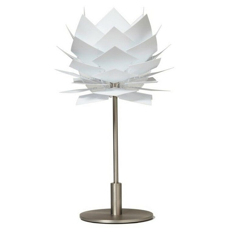 DyberLarsen PineApple XS Hög Bordslampa Vit / Krom bas SKU DYB-6185 EAN 5704709061854