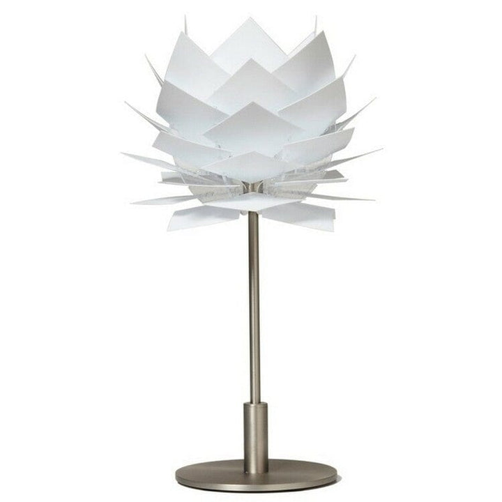 DyberLarsen PineApple XS Hög Bordslampa Vit / Krom bas SKU DYB-6185 EAN 5704709061854