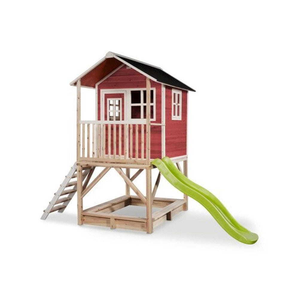 Exit Toys Lekstuga Loft 500 Trä Röd SKU EXI-50.05.23.00 EAN 8718469460311