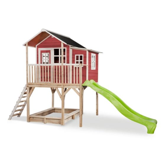 Exit Toys Lekstuga Loft 750 Trä / Röd SKU EXI-50.08.23.00 EAN 8717703021370