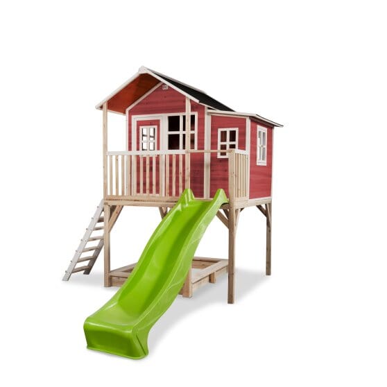 Exit Toys Lekstuga Loft 750 Trä / Röd SKU EXI-50.08.23.00 EAN 8717703021370