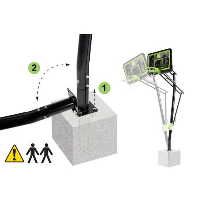 Exit Toys Markmonterad Basketkorg Galaxy Black Edition SKU EAN