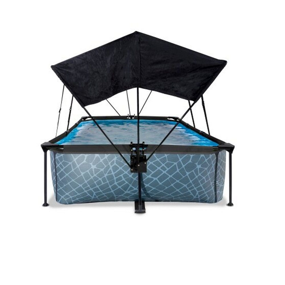 Exit Toys Pool Stone med Filterpump + Solsegel SKU EAN