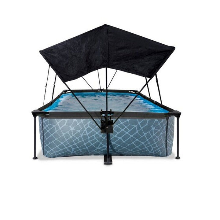 Exit Toys Pool Stone med Filterpump + Solsegel SKU EAN