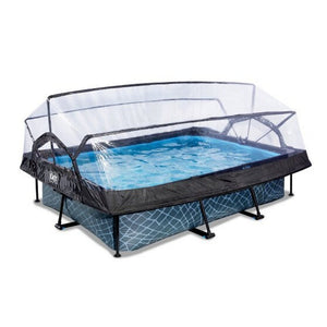 Exit Toys Pool Stone med Filterpump + Tak SKU EAN