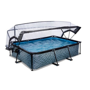 Exit Toys Pool Stone med Filterpump + Tak SKU EAN