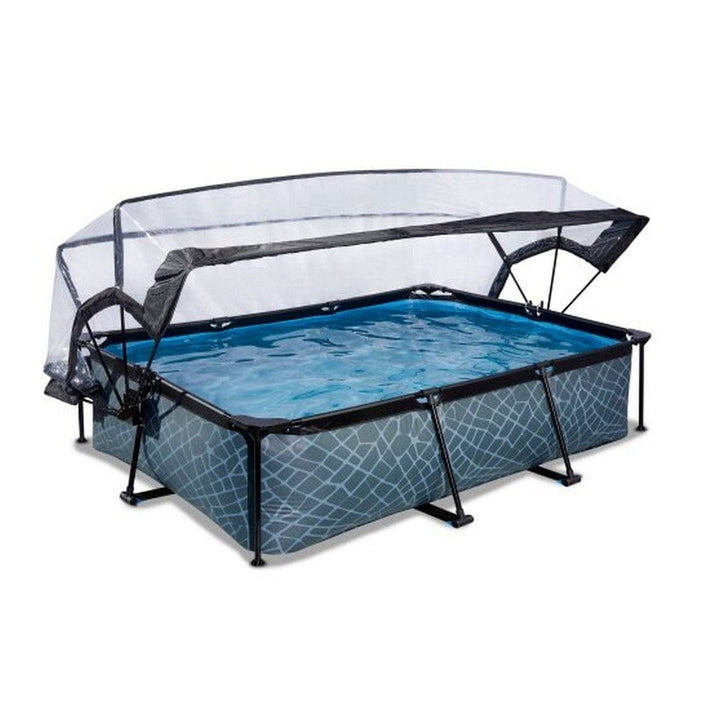 Exit Toys Pool Stone med Filterpump + Tak SKU EAN