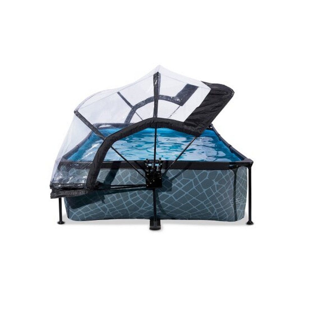 Exit Toys Pool Stone med Filterpump + Tak SKU EAN