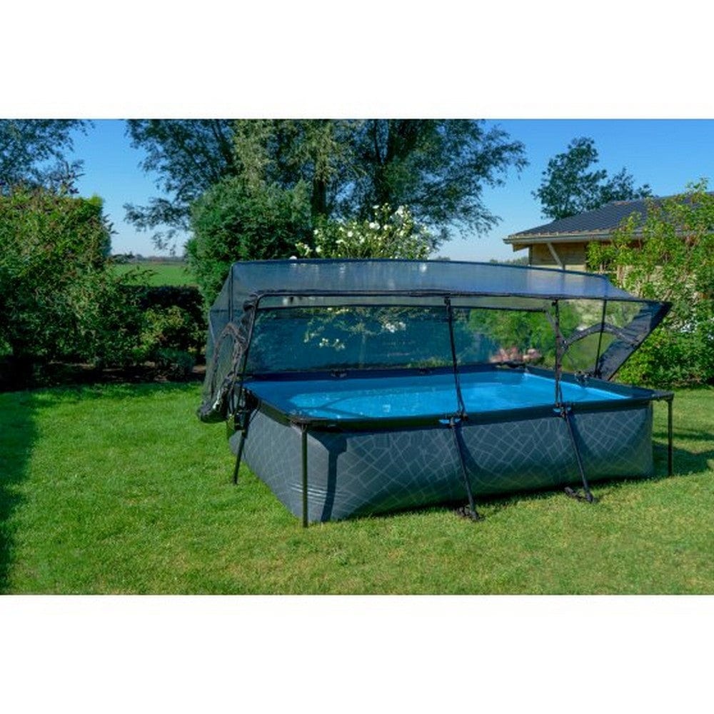 Exit Toys Pool Stone med Filterpump + Tak SKU EAN