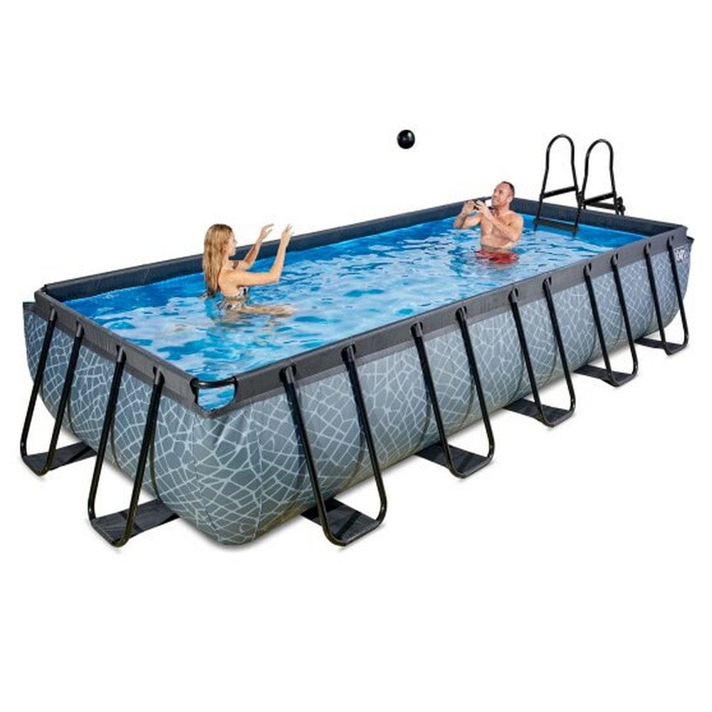 Exit Toys Pool Stone Medium med Filterpump SKU EAN