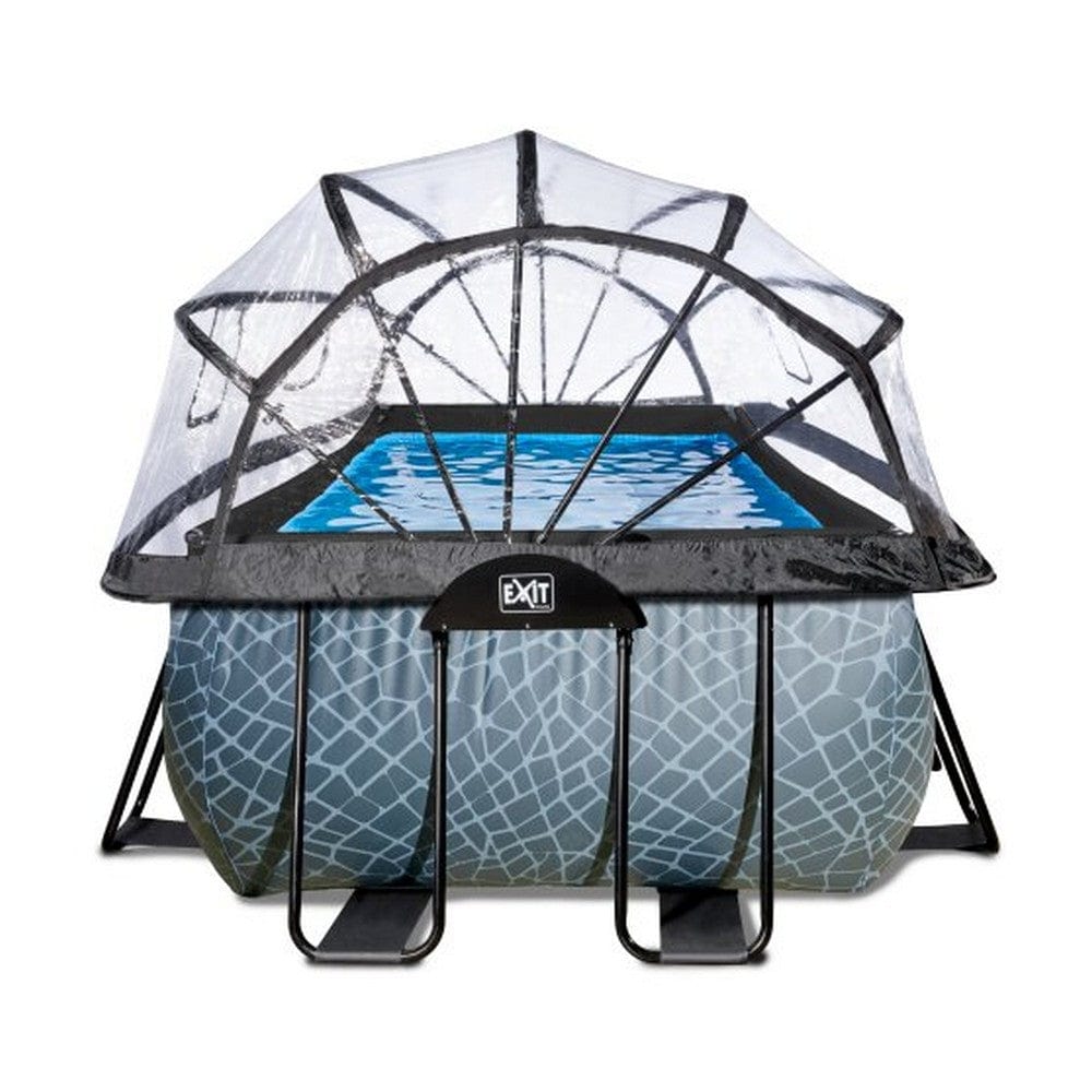 Exit Toys Pool Stone Medium med Filterpump + Tak SKU EAN