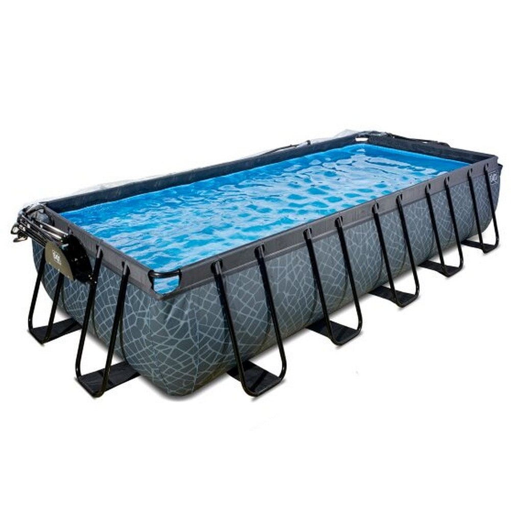 Exit Toys Pool Stone Medium med Filterpump + Tak SKU EAN