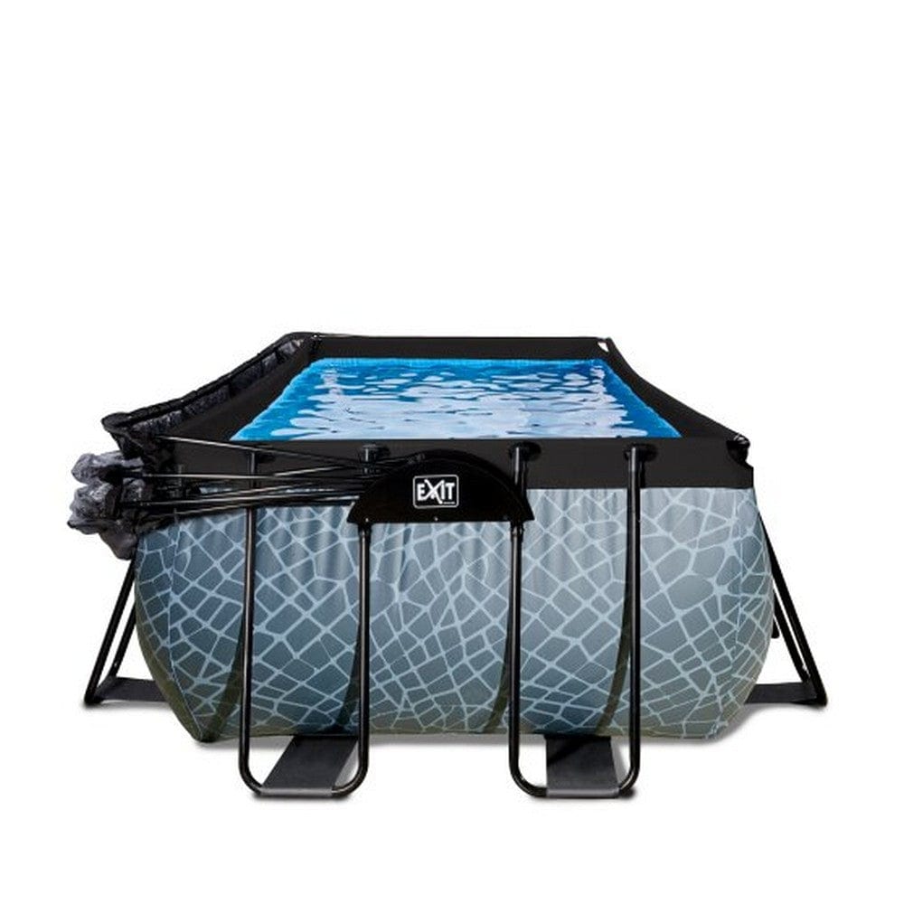 Exit Toys Pool Stone Medium med Filterpump + Tak SKU EAN