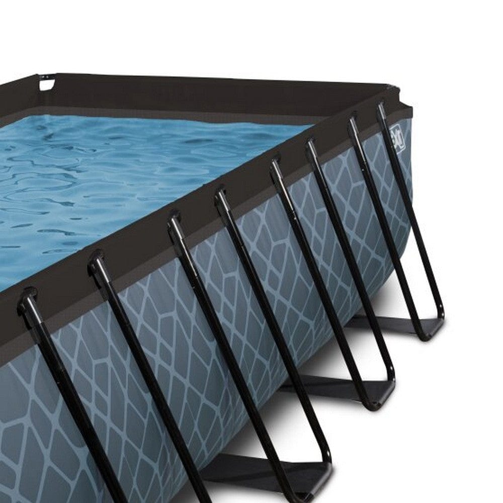 Exit Toys Pool Stone Medium med Filterpump + Tak SKU EAN
