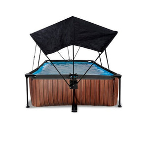 Exit Toys Pool Wood med Filterpump + Solsegel SKU EAN