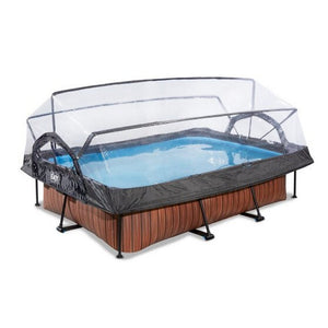 Exit Toys Pool Wood med Filterpump + Tak SKU EAN