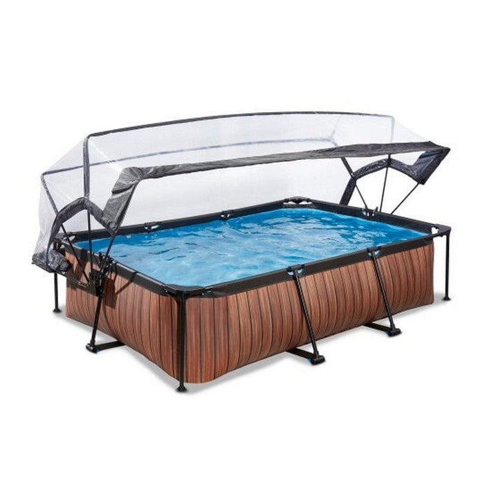 Exit Toys Pool Wood med Filterpump + Tak SKU EAN