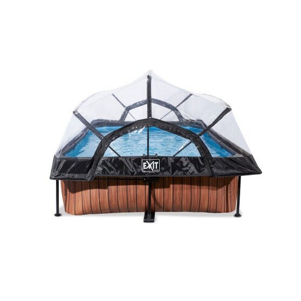 Exit Toys Pool Wood med Filterpump + Tak SKU EAN