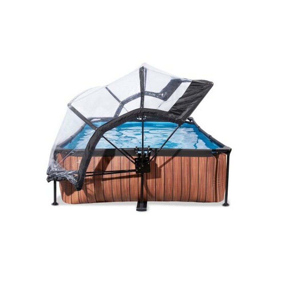 Exit Toys Pool Wood med Filterpump + Tak SKU EAN