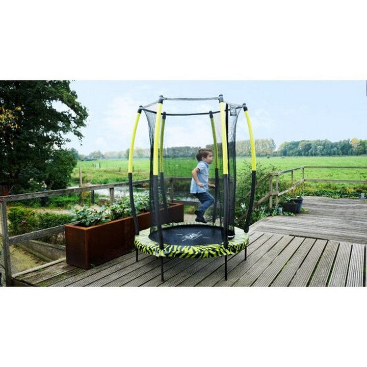 Exit Toys Studsmatta Tiggy Junior med Skyddsnät Lime SKU EXI-10.00.70.40 EAN 8720088262511