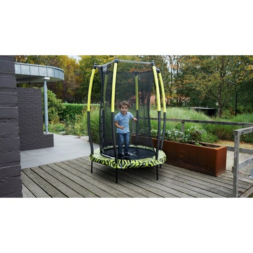 Exit Toys Studsmatta Tiggy Junior med Skyddsnät Lime SKU EXI-10.00.70.40 EAN 8720088262511