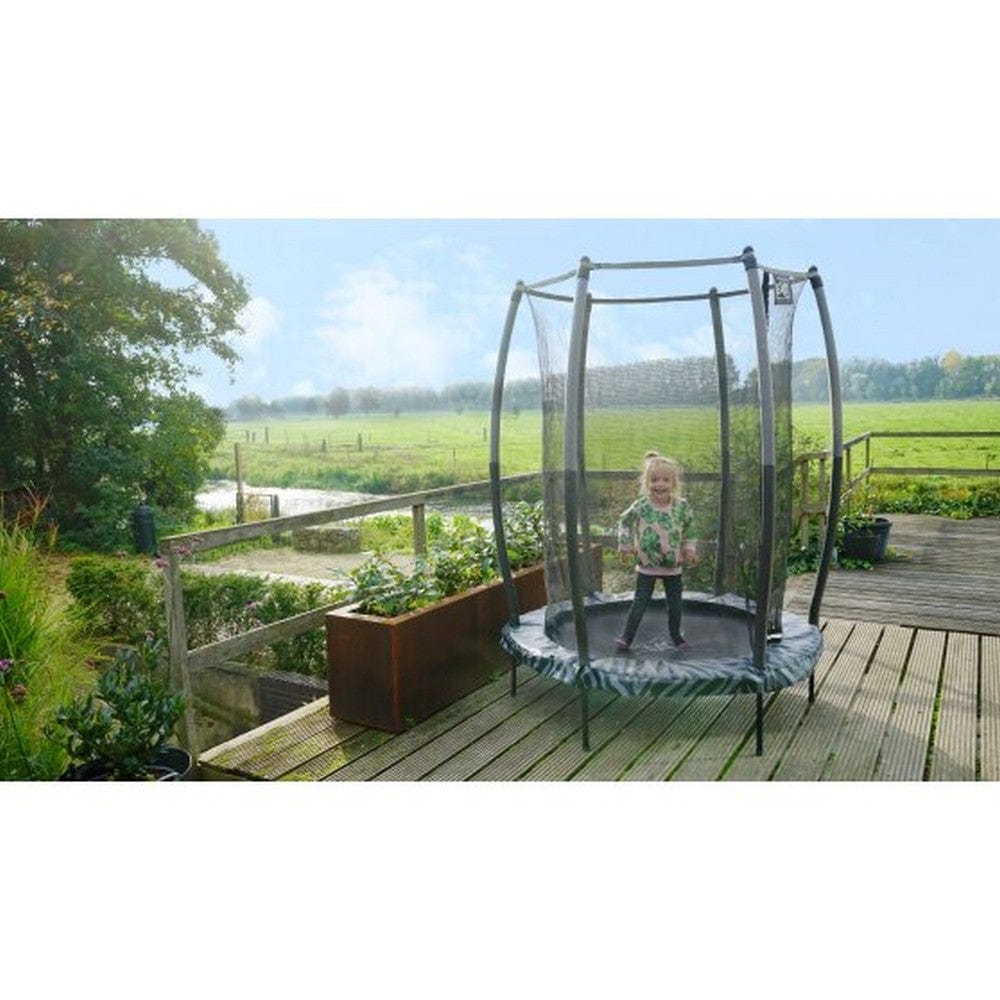 Exit Toys Studsmatta Tiggy Junior med Skyddsnät Svart SKU EXI-10.00.70.00 EAN 8720088262535