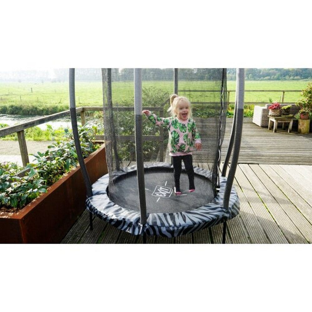 Exit Toys Studsmatta Tiggy Junior med Skyddsnät Svart SKU EXI-10.00.70.00 EAN 8720088262535