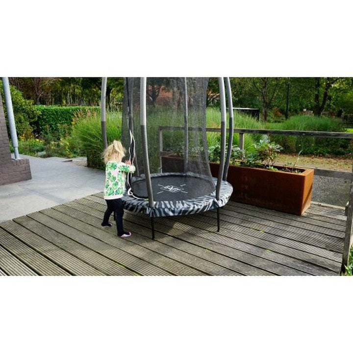Exit Toys Studsmatta Tiggy Junior med Skyddsnät Svart SKU EXI-10.00.70.00 EAN 8720088262535