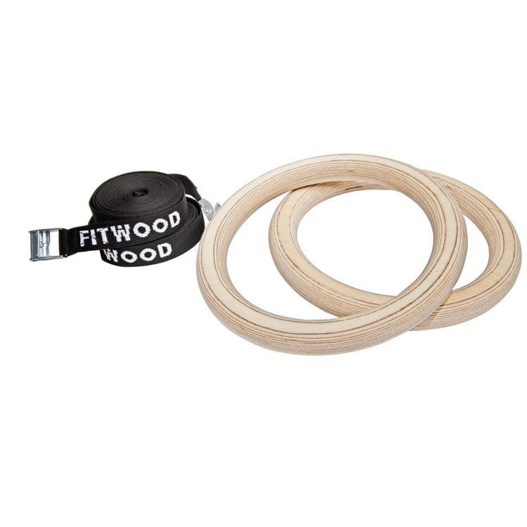 FitWood Gymnastikringar ULPU Björkfanér/Svart SKU FIT-1020 EAN 6430061242301