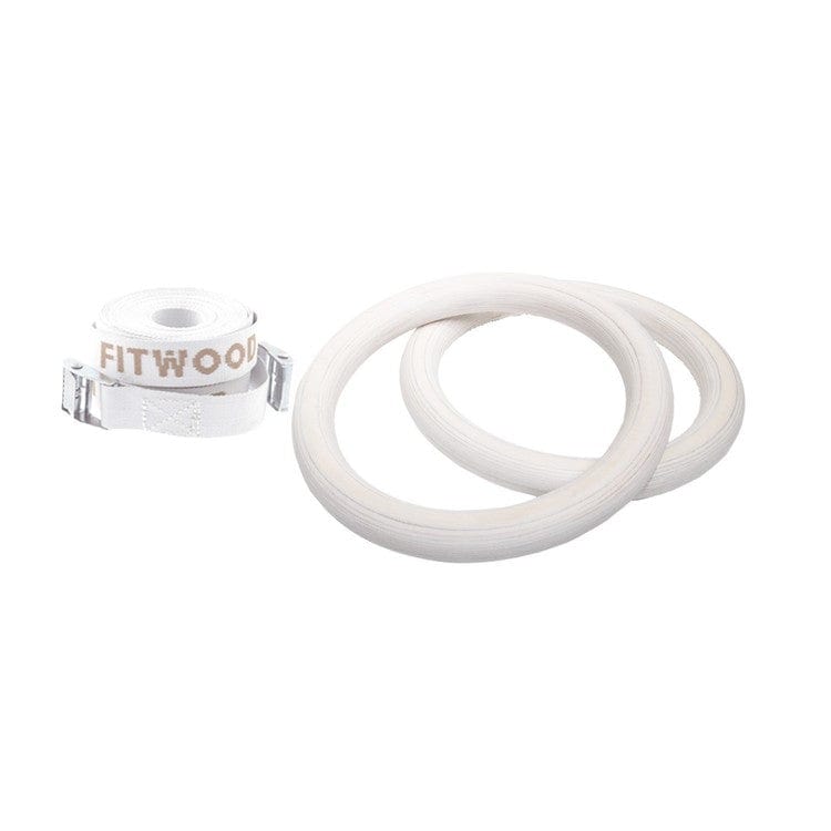 FitWood Gymnastikringar ULPU Vit/Vit SKU FIT-1023 EAN 6430061242356