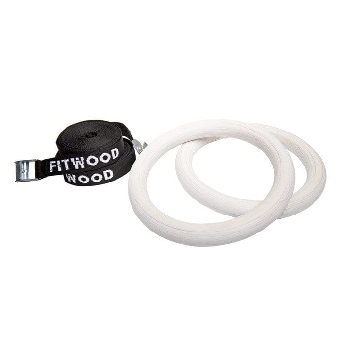 FitWood Gymnastikringar ULPU Vit/Svart SKU FIT-1024 EAN 6430061242349