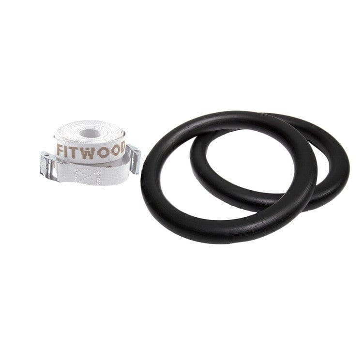 FitWood Gymnastikringar ULPU Svart/Vit SKU FIT-1027 EAN 6430061242370