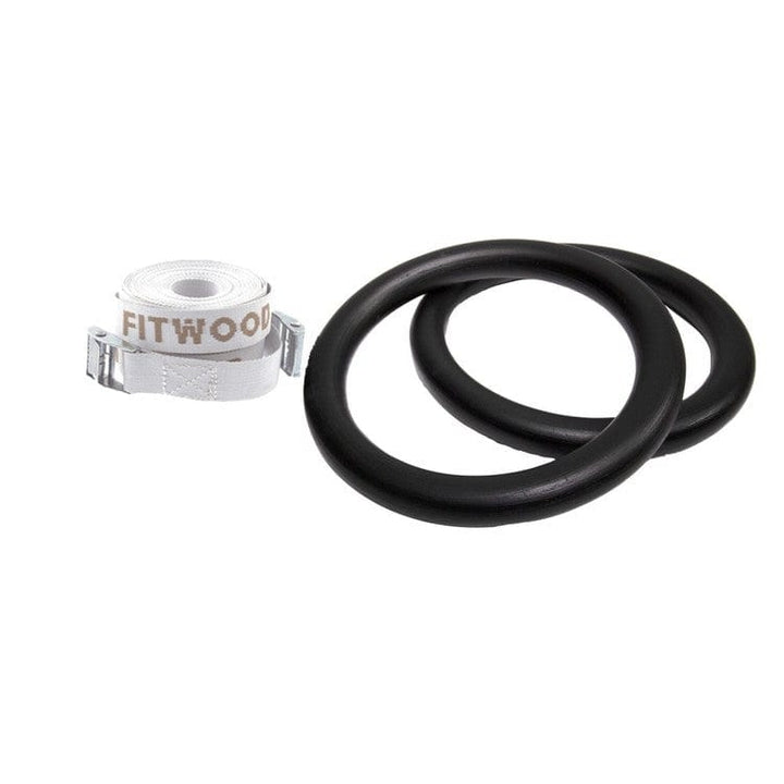 FitWood Gymnastikringar ULPU Svart/Vit SKU FIT-1027 EAN 6430061242370
