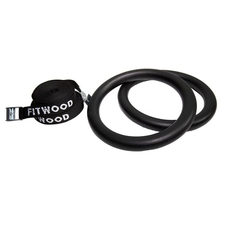 FitWood Gymnastikringar ULPU Svart/Svart SKU FIT-1028 EAN 6430061242363