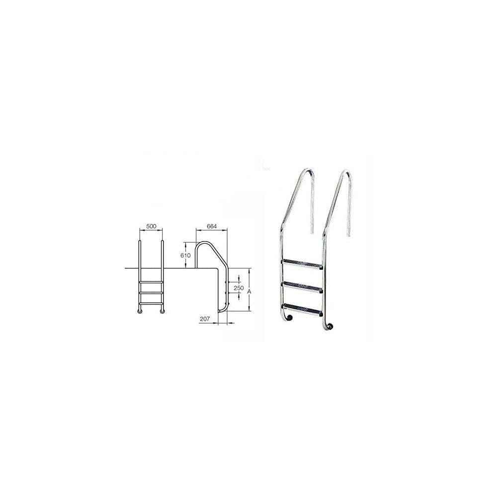 Flexinox Poolstege Inox SKU EAN