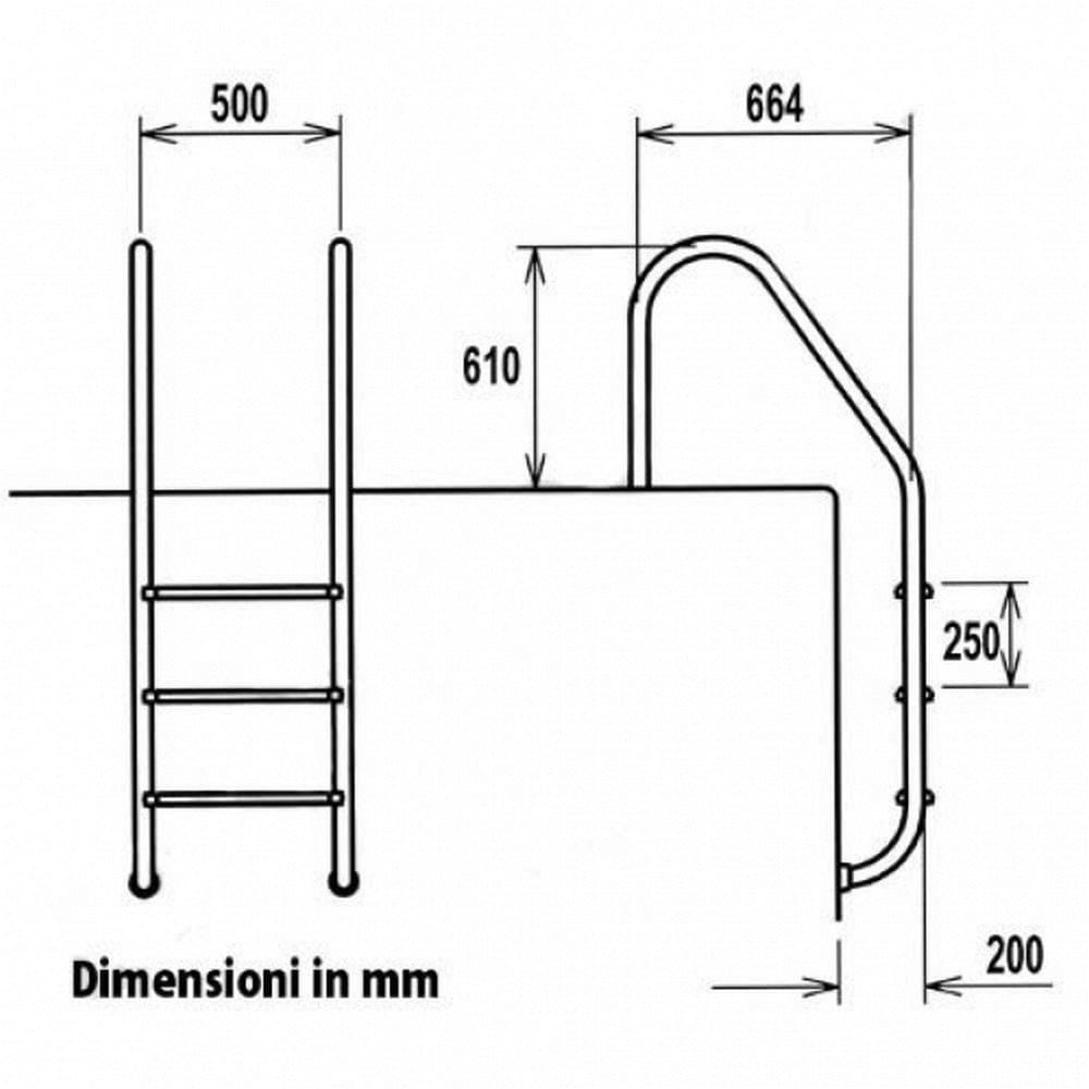 Flexinox Poolstege Standard SKU EAN