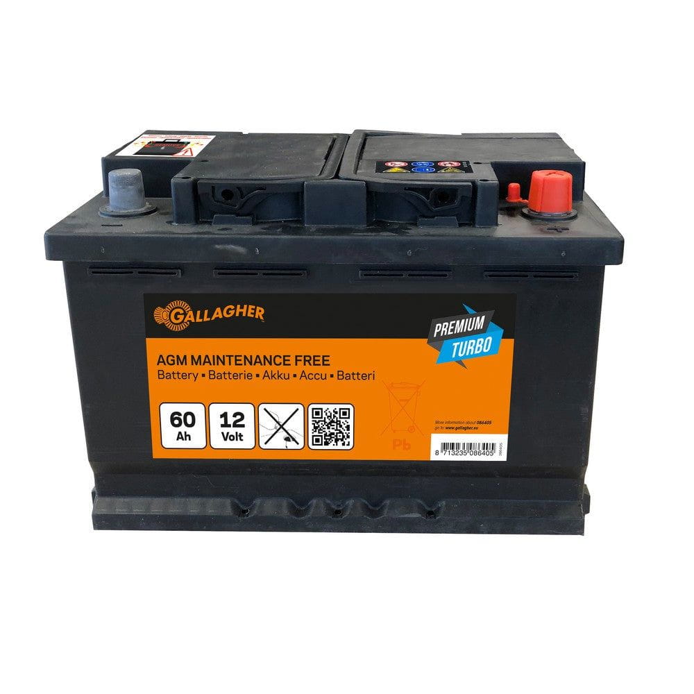 Gallagher Batteri Premium Turbo AGM 12V SKU EAN