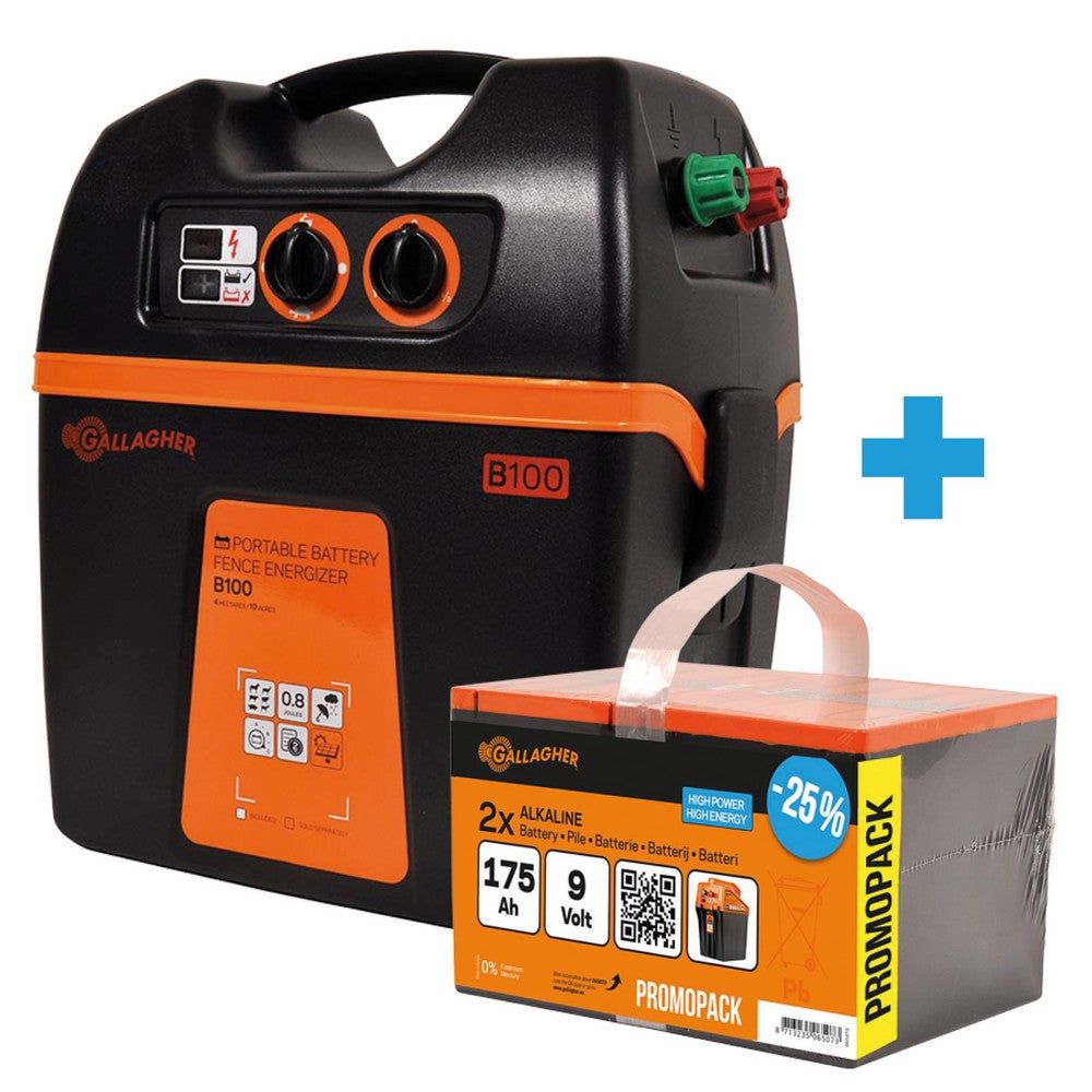 Gallagher Batteriaggregat B100 SKU GAL-392004 EAN 9414701392004